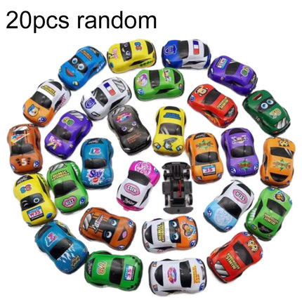 10/20pcs Pull Back Cars Plane Toys Cute Cartoon Plastic Toy Cars for Child Mini Car Model Funny Kids Toys Kindergarten Toys TMZ