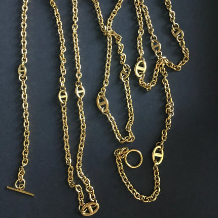 Hot sale 80, 150cm stainless steel couple necklace, multi-functional, fashionable, multi-layer bracelet, same style for men and women