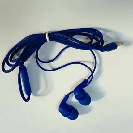 1 Pcs Fashion  4 Colors Super Bass With Built-in Microphone 3.5mm In-Ear Wired Earphone Hands Free For Smartphones Earbuds