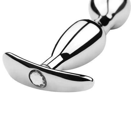 Stainless Steel Prostate Massager – Smooth Anal Plug, G-Spot Stimulator for Men, Women & Adults, Premium Sex Shop Sensual Toy
