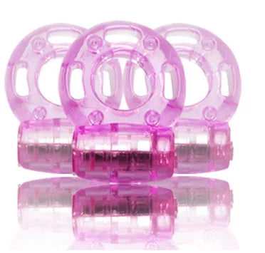 Vibrating Cock Ring Vibrator Silicone Penis Ring with Clit Stimulator Intimate Sex Toys Men Long Lasting Stronger Vibrators Ring