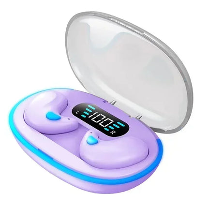 X55 Invisible Sleep Wireless Earphone TWS Bluetooth 5.3 Headphones Hidden Earbuds IPX5 Waterproof Noise Reduction Sports Headset