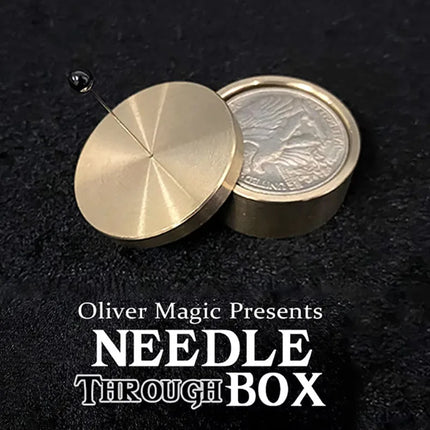 Needle Through Box By Oliver Magic Coin Magic Tricks Close Up Magic Magia Magie Magicians Prop Illusion Penetration Funny Stuff