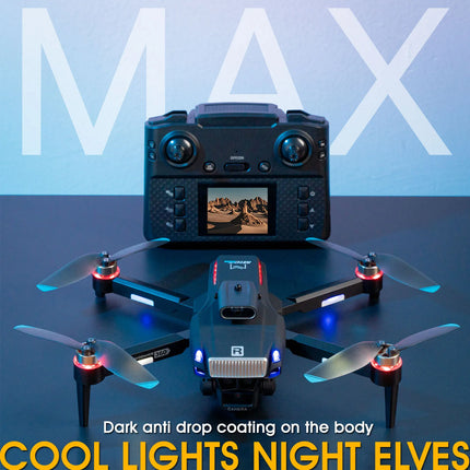 Head 3-color light M107 drone, hover 7-color LED gradient, one click takeoff and landing, headless mode, one click roll, take photos and videos, high-definition camera, optical flow hover, electrically adjustable camera