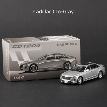 Massdi 1:64 Cadillac Escalade Car Model CT5 CT6 Alloy Miniature Diecast Vehicles Toy Collection
