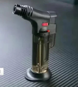 Metal High-temperature High Flame Welding Gun Lighter Windproof Direct Spray Flame Safety Lock Kitchen Cigar Outdoor Lighter