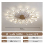 Gold 30 heads / Neutral light