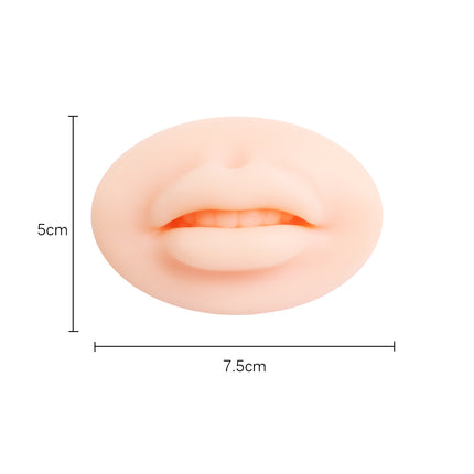 1pc Microblading Reusable 3D Silicone Lip Skin Practice European Solid For PMU Beginner Training Tattoo Permanent Makeup