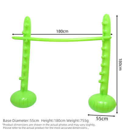 Inflatable Limbo Game Set, Outdoor Summer Party Game for Kids Adults, Backyard Carnival Interactive Play Toy