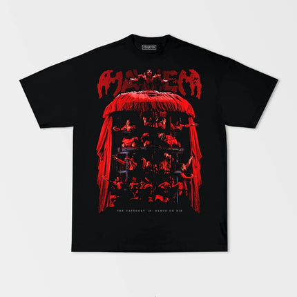 Street Hip Hop American Rapper Singer Lady Gaga Print T-shirt Oversized Y2k Women Men Casual Cotton Harajuku Female Short Sleeve