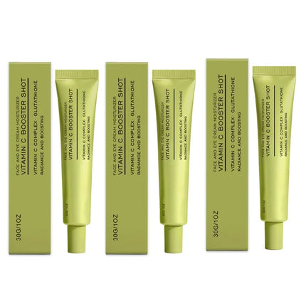Vitamin C Booster Shot Face Cream With Glutathione And Niacinamide For Dark Spot Care,Improves Fine Lines,Korean Glass Skin Care