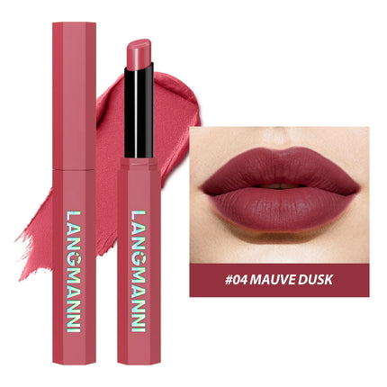 Nude Pink Matte Lipstick 12 Colors Waterproof Long Lasting Lip Sticks Not Fading Sexy Red Velvet Solid Lip Gloss Women Makeup