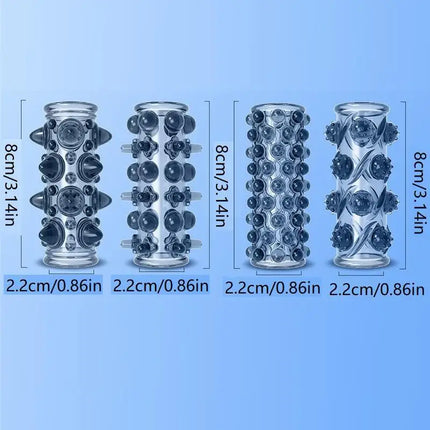 Male Penis Enlargement Sleeve Silicone Cock Ring For Delayed Ejaculation And Enhanced Erection Adult Sexy Couples Sex Toys 18+