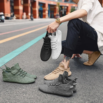 YRZL Fashion Summer Shoes Soft Comfortable Breathable Shoe for Man Shoes Men Trend Lightweight Outdoor Casual Walking Shoes