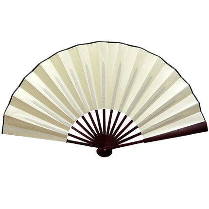 10/13 Inch Folding Fan Hand Silk Cloth DIY Chinese Folding Fan Wooden Bamboo Antiquity Fold Fans DIY Calligraphy Painting Decor