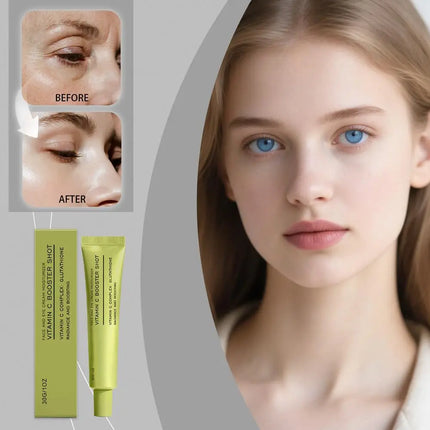 Vitamin C Booster Shot Face Cream With Glutathione And Niacinamide For Dark Spot Care,Improves Fine Lines,Korean Glass Skin Care