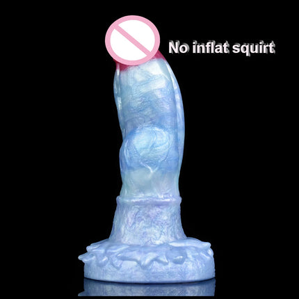LEZEE Inflatable Dildo Adult Masturbator Silicone Squirting Dildos Horse Penis Vagina Stimulator Inflate Anal Plug Sex Toy Women