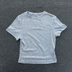 grey short sleeves / S