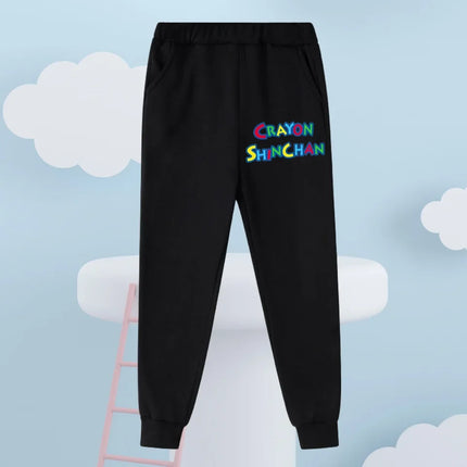 Casual Winter Kids Hoodie Cute Cartoon Hooded Trendy Street Style Wear Crayon Shin Chan Boys Girls 3 14