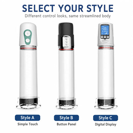 Automatic Penis Pump Suction Vacuum Male Masturbation Penis Extender Dick Erection Enhancement Trainer Adult Sex Toys