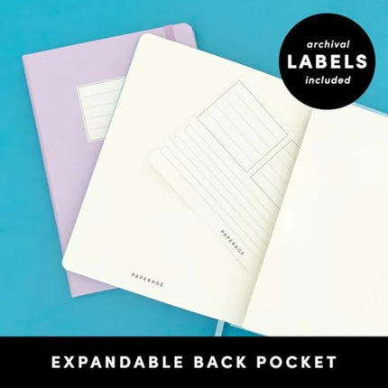 Blank Journal Notebook,,160 Pages, Medium 5.6 in x 8 in - 100 GSM Thick Paper Hardcover Journaling Notebook for Work, School, N