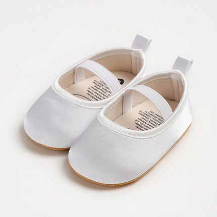NEW Infant Baby Girls Mary Jane Princess Wedding Dress Shoes Toddler Crib Shoes Versatile baby princess shoes