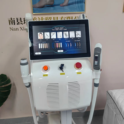 4-In-1 Soprano Titanium Hair Removal Professional Diode Laser Pico lpl Nd Yag Picosecond Laser Opt Hair Removal Tattoo Removal
