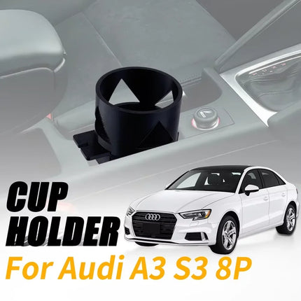 Car Center Console Armrest Cup Holder Cup Holder For Audi A3 S3 8P