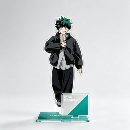 New My Hero Academia Acrylic Stand Keychain 15cm Izuku Midoriya Katsuki Bakugo Ochaco Uraraka Kawaii Desktop Decor Gift