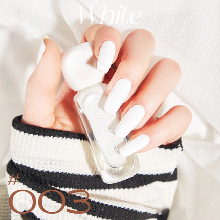 10ml Water-based Nail Polish Long Lasting Tearable Quick Dry No Bake Semi-permanent Varnish DIY Fashion Manicure Nail Art