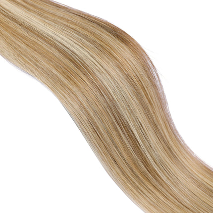 DIYOMOInvisible Hole Flat PU Tape Hair Extensions XO Twin Tabs Long PU Weft Real Human Hair Microlink Application No Glue Needed