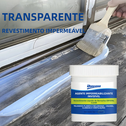 500g/300g/100g Invisible Transparent Waterproof Sealant Anti-Leak Repair Glue With Brush For Roof Bathroom