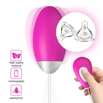 Egg Vibrator 10 Speeds Powerful Tight Vagina Dildo Vibrator For Women USB Rechargeable Female Masturbator Sex Toys