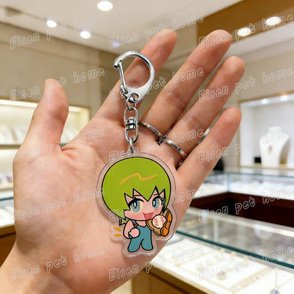 Cartoon Anime Chibi Keychain Accessories Bag Charms Keyrings Jewelry Fans Freinds Game Lovers Gifts