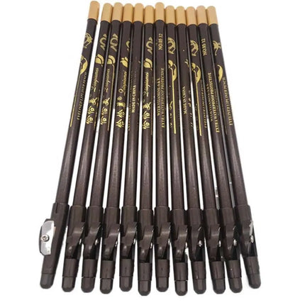3Pcs/set Waterproof Eyebrow Pencil Eye Makeup Brown Black Eyebrow Pen Long Lasting Not Blooming Eyebrow Enhancer Travel