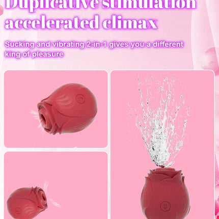 Powerful Sucking Vibrator for Women Vacuum Clitoris Stimulator Female Oral Nipple Clit Sucker Vibrating Adults Sex Rose-Toys