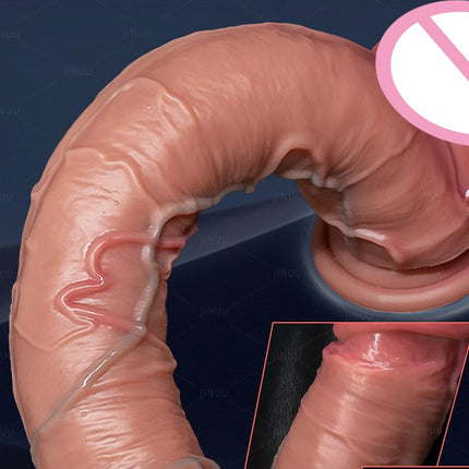 16.9in Realistic Long Soft Dildo with Suction Cup sex toys for men And Women Super Size Anal Sex Toy Masturbator adult sex toys