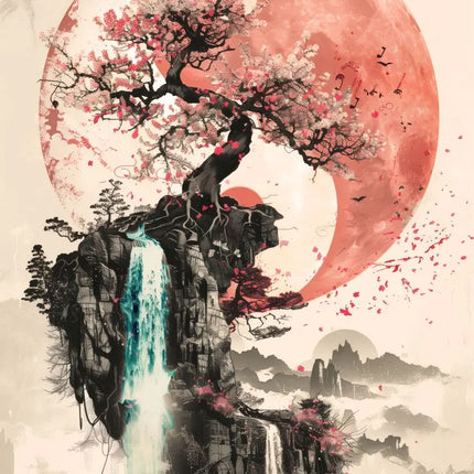 Landscape 500/1000/1200/2000PCS Jigsaw Puzzles Samurai Geisha Family Activity Games for Gameroom Bedroom Home Decor Frameless