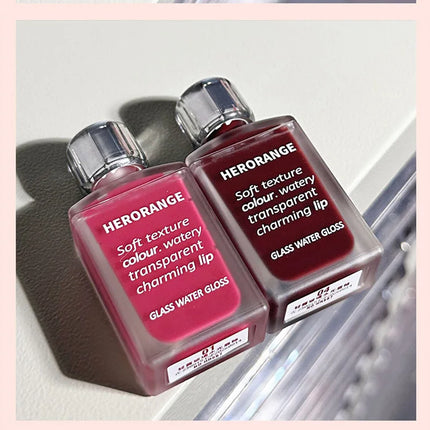 Moisturizing Plump Lips Mirror Effect Lip Color Non Greasy Texture Liquid Lip Pigment Not Easy To Stick Lightly Lip Glaze