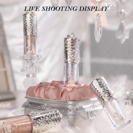 Flower Knows Swan Ballet Series Liquid Eye Shadow Pearlescent Fine Shiner Fine Sparkling Sequins 4g Eye Makeup