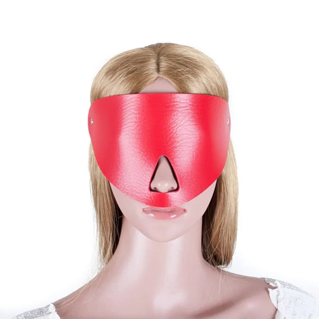 Exotic Accessories Leather Bondage Fetish Eye Mask Sex Toys for Women Couples BDSM Cosplay Blindfold Erotic Flirting Costumes