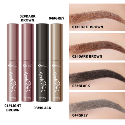 Ocheal Eyebrow Gel 4 Colors Long-lasting Fixed Eyebrow Waterproof Dyeing color Quick-dry Hose Transparent Eyebrow Gel Eye Makeup