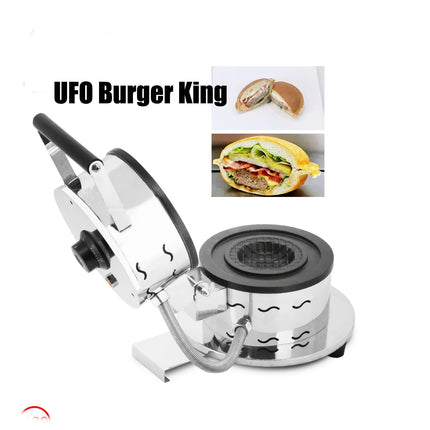 UFO Hamburger Maker Machine Electric Patty Sealer Ice Cream Burger Snack Pastry Maker Krapfen Heater Panini Pan Machine Home Use