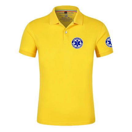 EMT Emergency Ambulance 2022 Men's New Summer Hot Sale Sports Polos Shirts Casual Shorts Sleeves Solid Color Outdoor T-Shirt Top