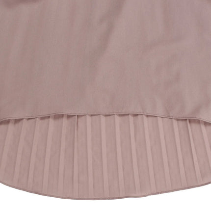Women Sexy Casual Loose Chiffon Blouse Long Sleeve Solid Crimp Shirts