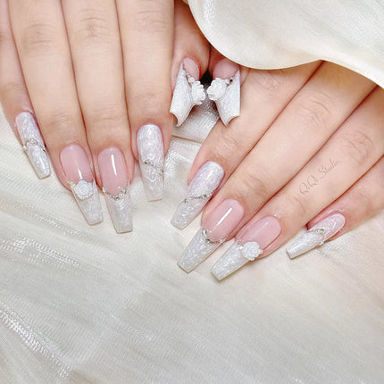 ZH 12ML 8-Color Pearl Shell Thread Nail Gel Polish Long Lasting White Pink Purple Salon Gel Nail Art DIY Solid Gel Polish