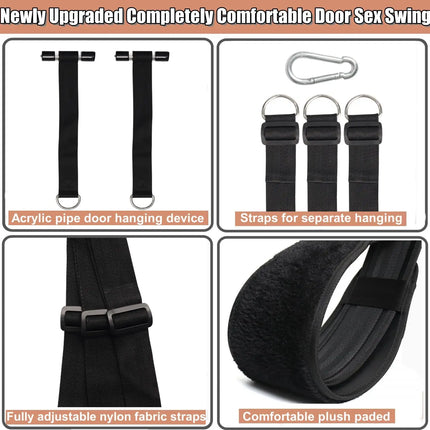 BDSM Door Sex Swing Sex Chair Couple Sex Toys Adjustable Strap Seat Hanging Adult Swing Sexual Stimulation Adult Toy