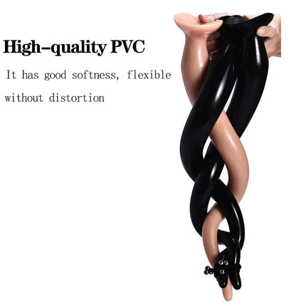 Long Anal Plug Dildo Super Soft Flexible Butt Plug Prostate Massage Anal Dilator Long Ass Sex Toys For Men Women Couples Dick