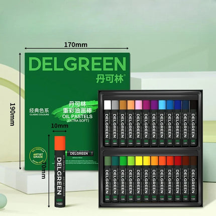 6/12/24/36/48/72-Color Soft Oil Pastels Set Non-Toxic Vibrant Crayons for Kids Artists Drawing Sketching Supplies