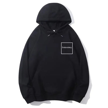 Design your own men's and women's universal trendy casual jacket with a hood and sweater made of 280g fabric. Personalized gift.